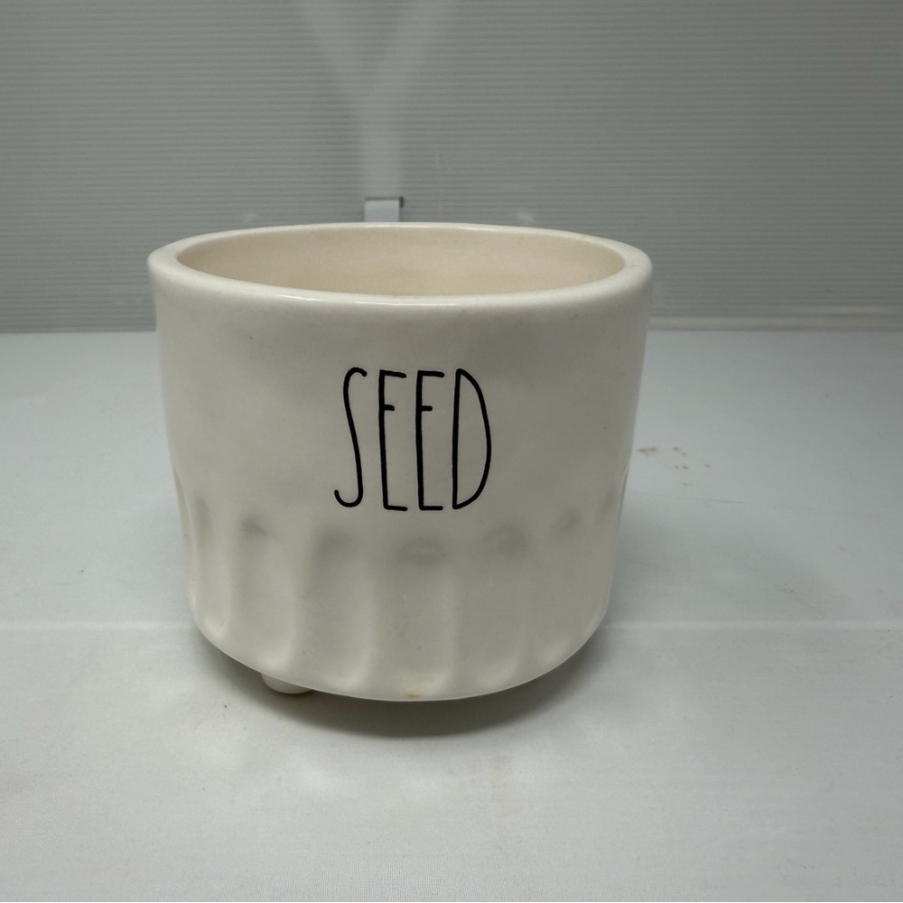 Rae Dunn • SEED • Ceramic Planter